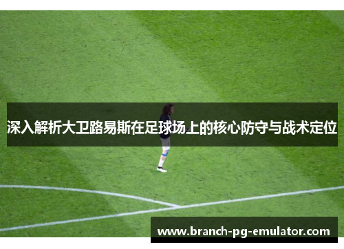 深入解析大卫路易斯在足球场上的核心防守与战术定位