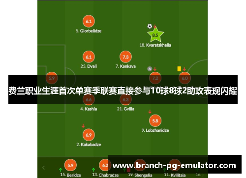 费兰职业生涯首次单赛季联赛直接参与10球8球2助攻表现闪耀