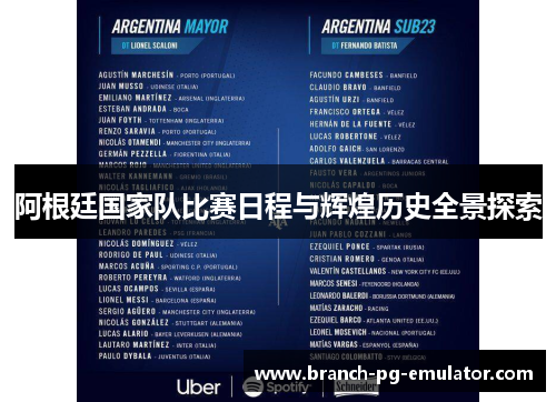 阿根廷国家队比赛日程与辉煌历史全景探索 阿根廷国家队比赛日程与辉煌历史全景探索